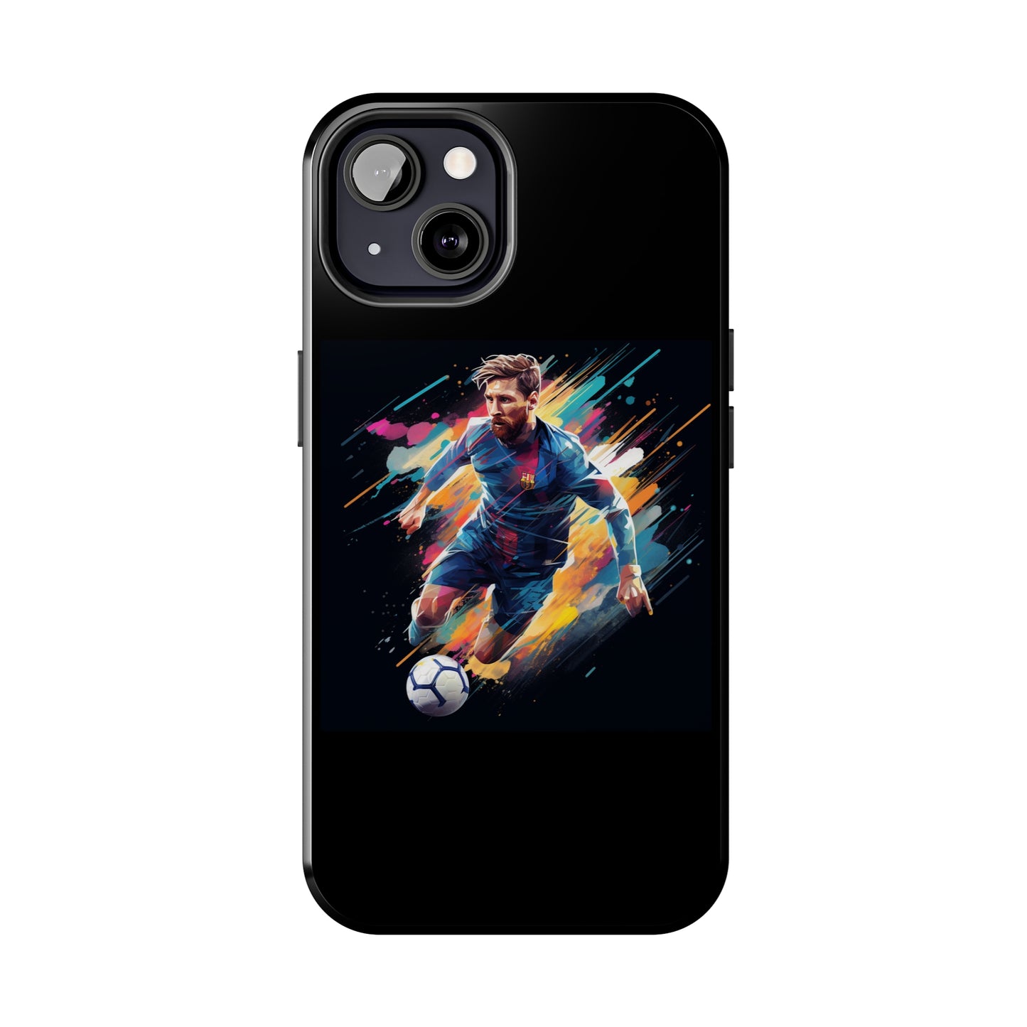 Messi Black iPhone Case