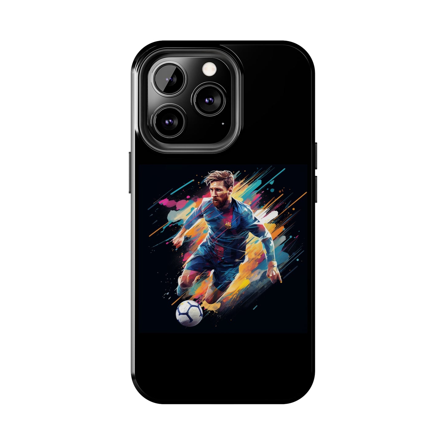 Messi Black iPhone Case