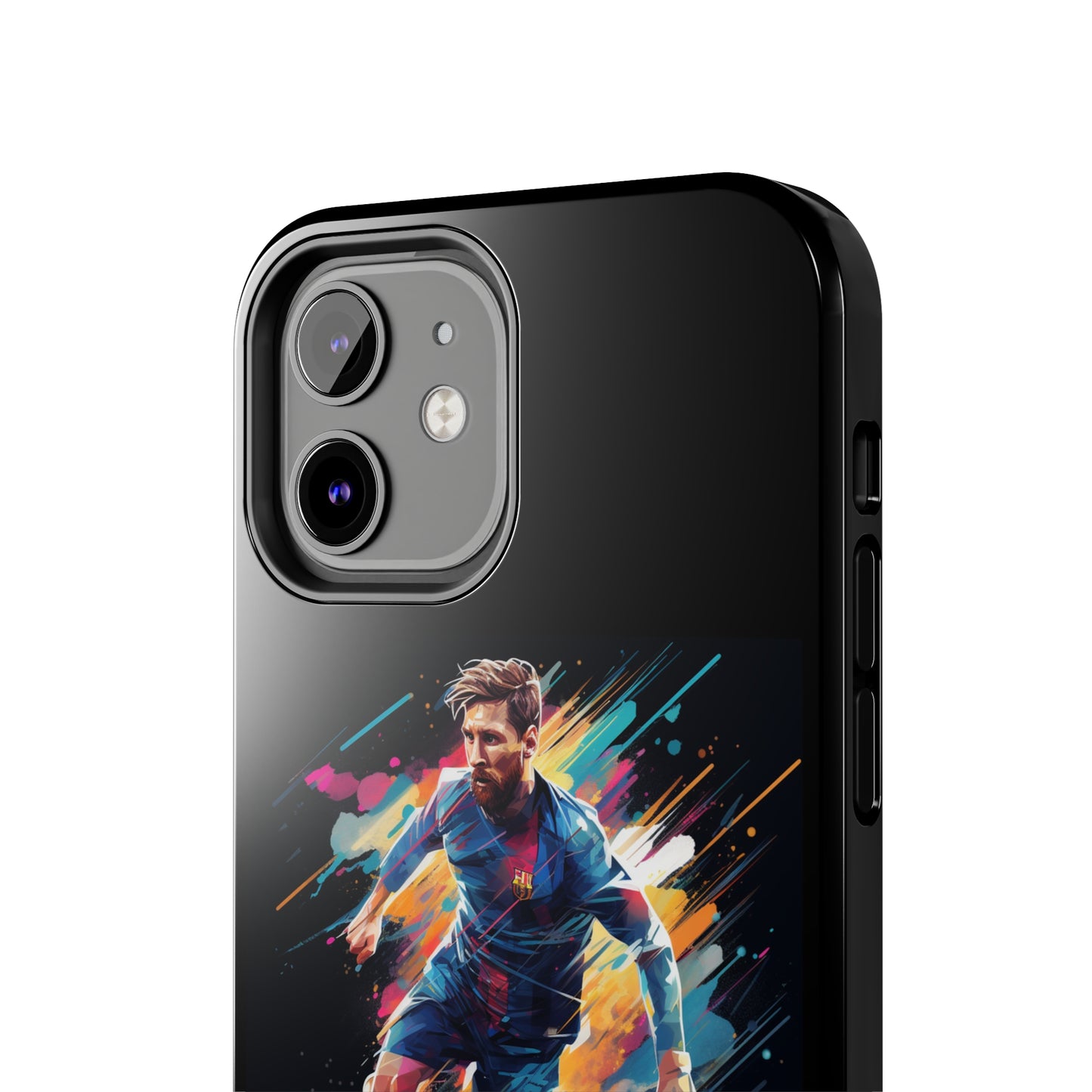 Messi Black iPhone Case