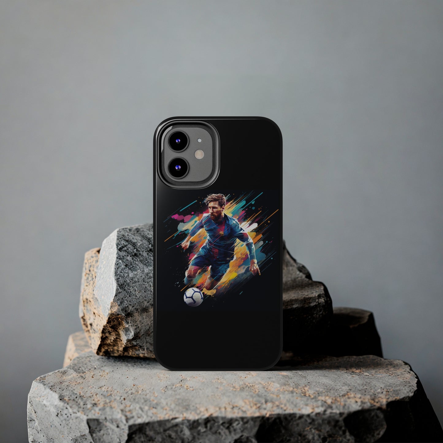 Messi Black iPhone Case