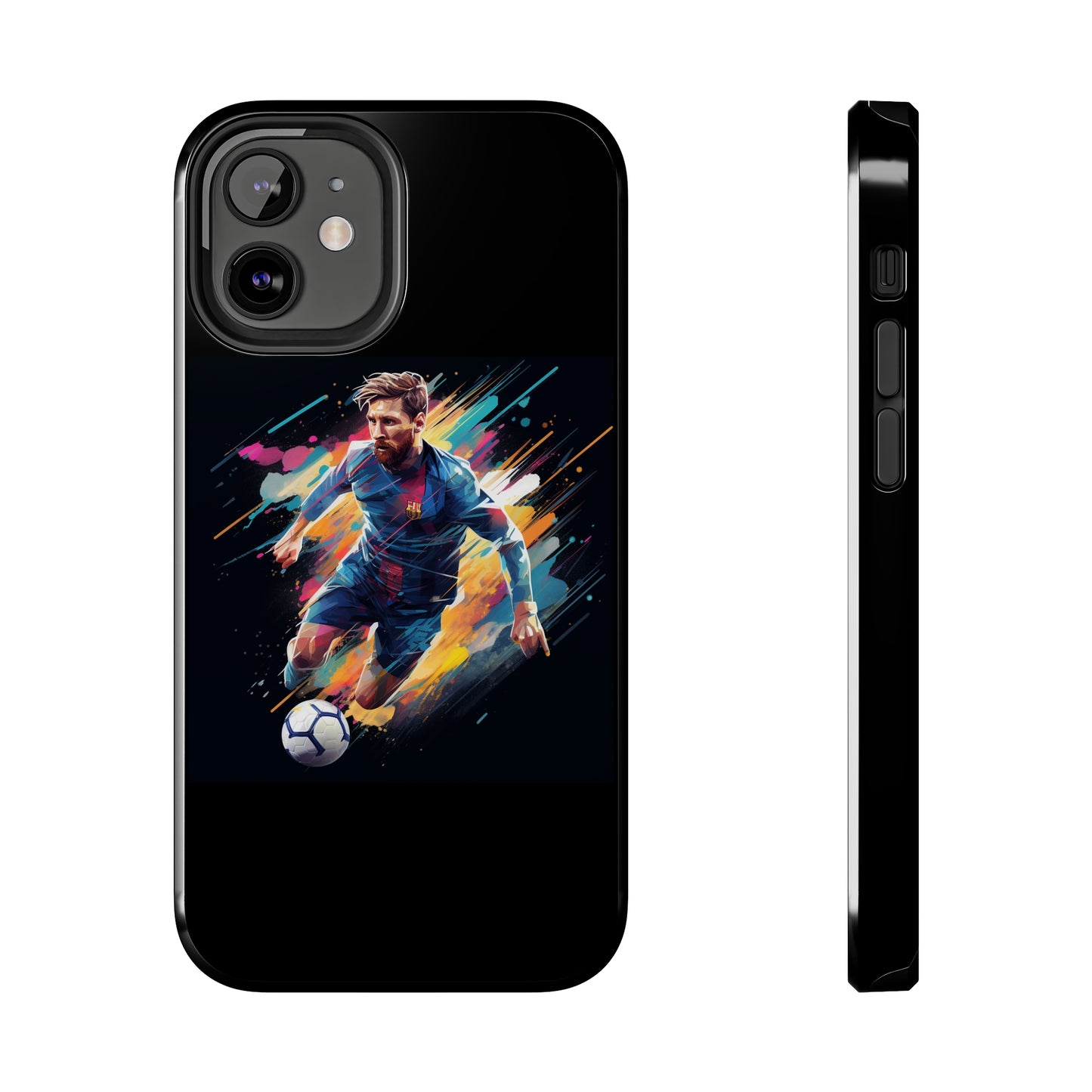 Messi Black iPhone Case