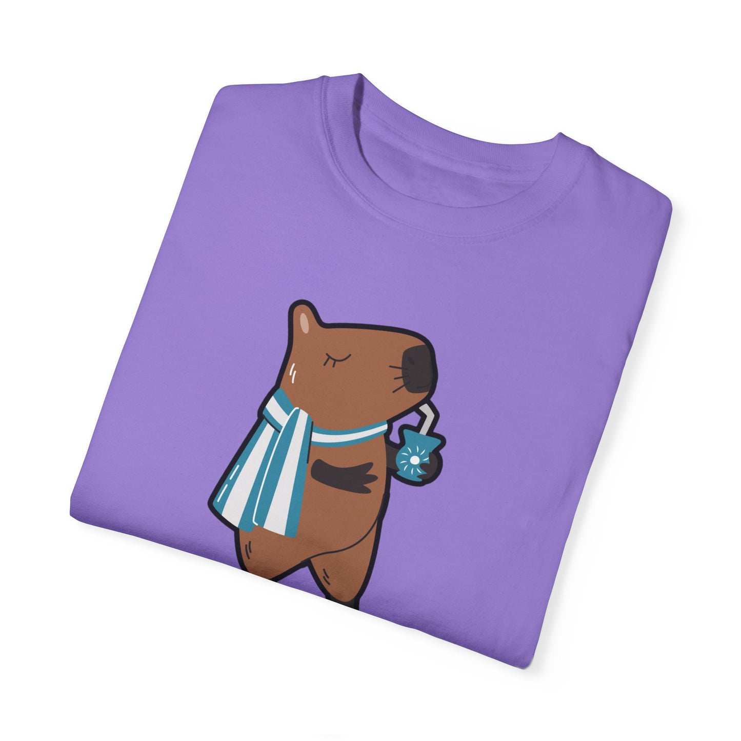 Capibara Tomando Mate Argentina Remera