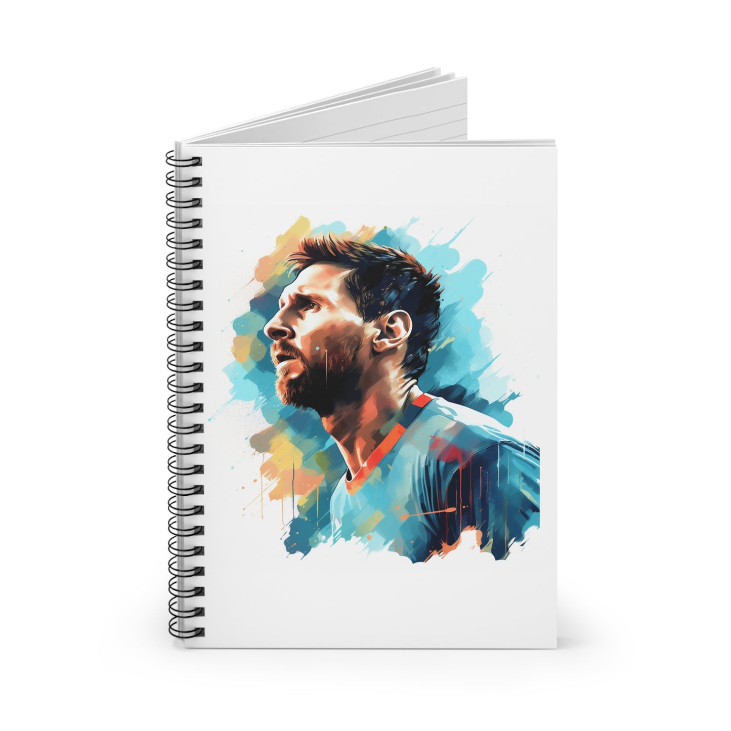 Messi Spiral Notebook - Ruled Line