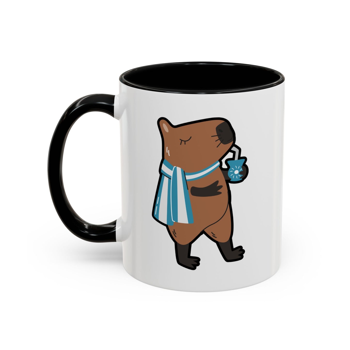 Capibara Tomando Mate Argentina Taza