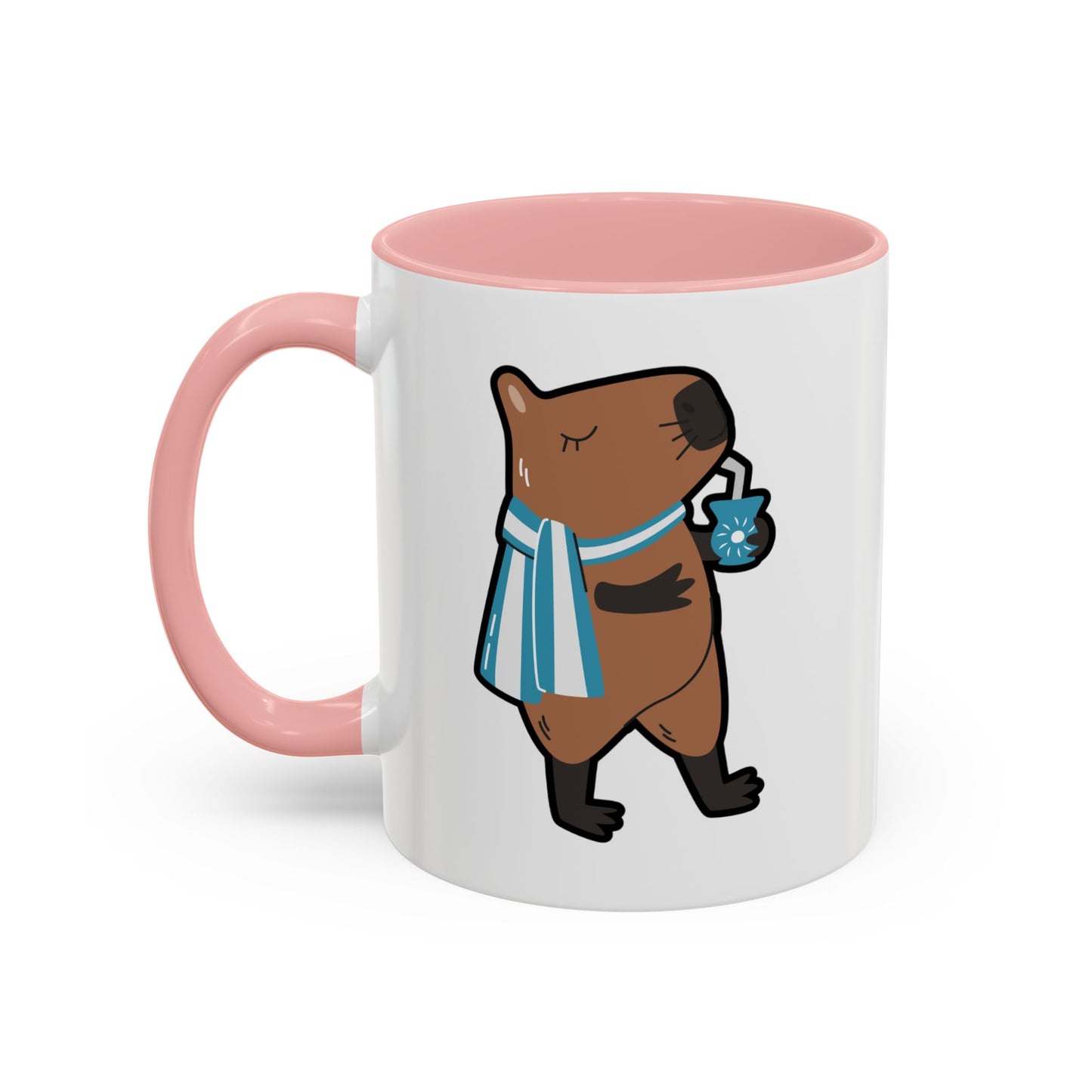 Capibara Tomando Mate Argentina Taza