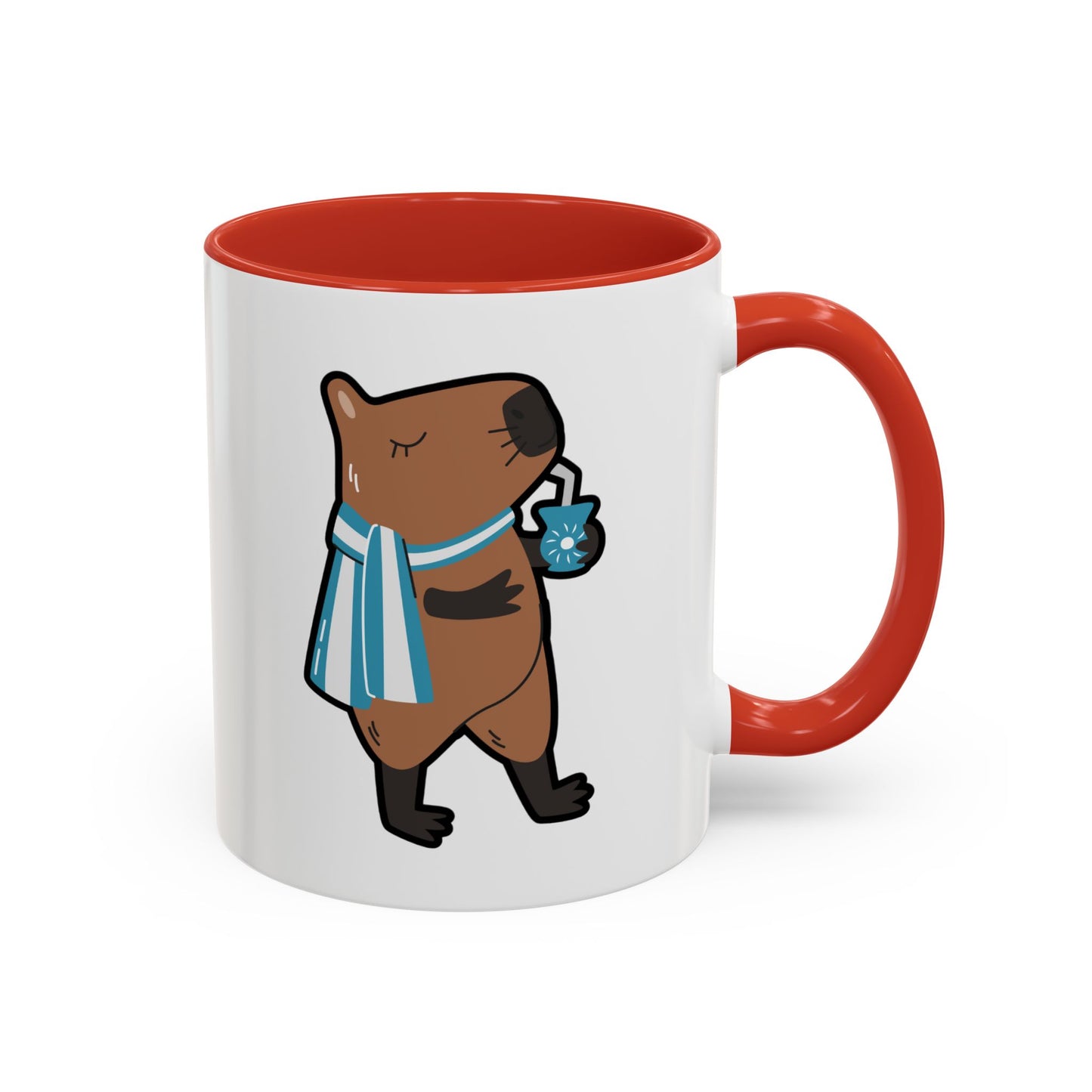 Capibara Tomando Mate Argentina Taza