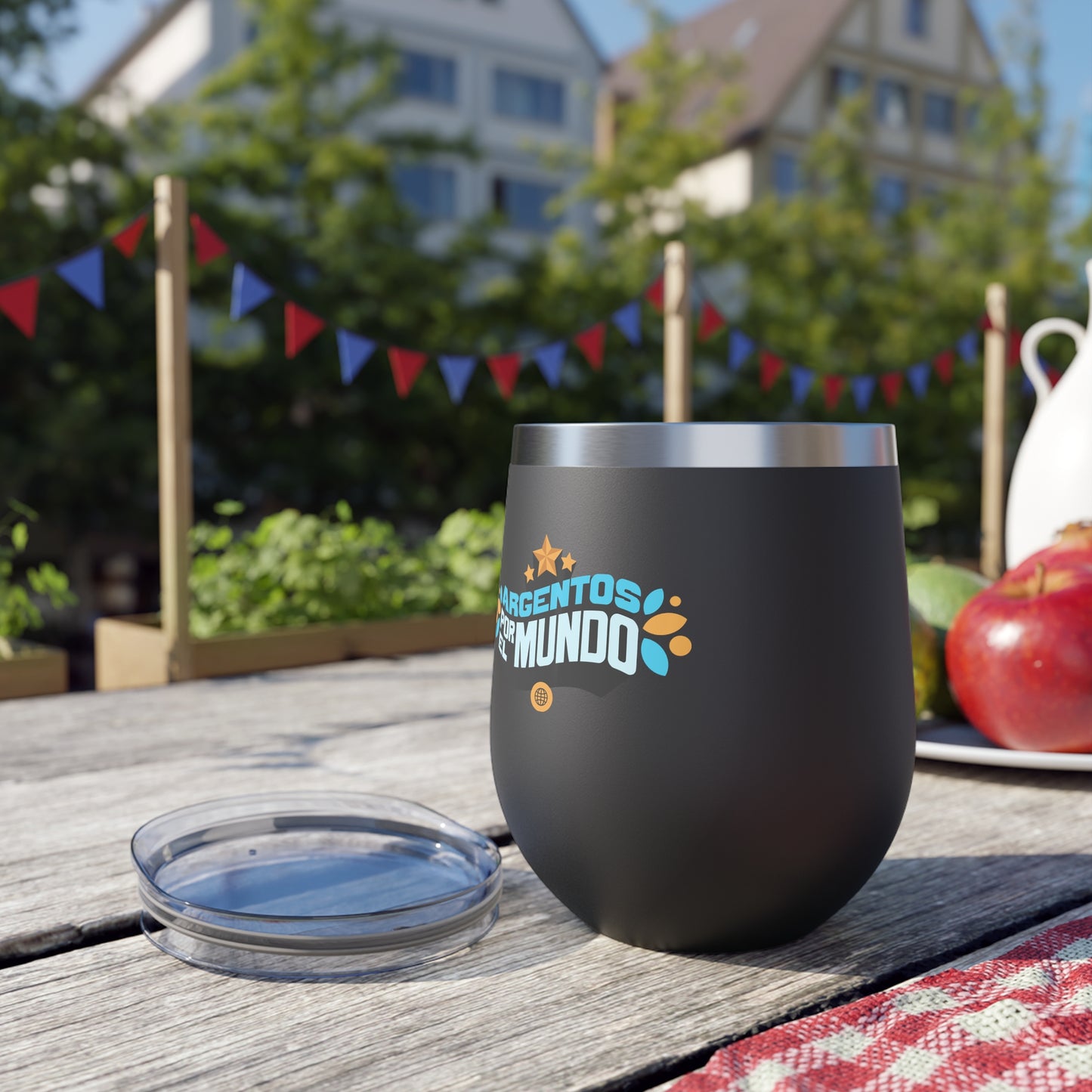 Argentos Por El Mundo Copper Vacuum Insulated Cup, 12oz