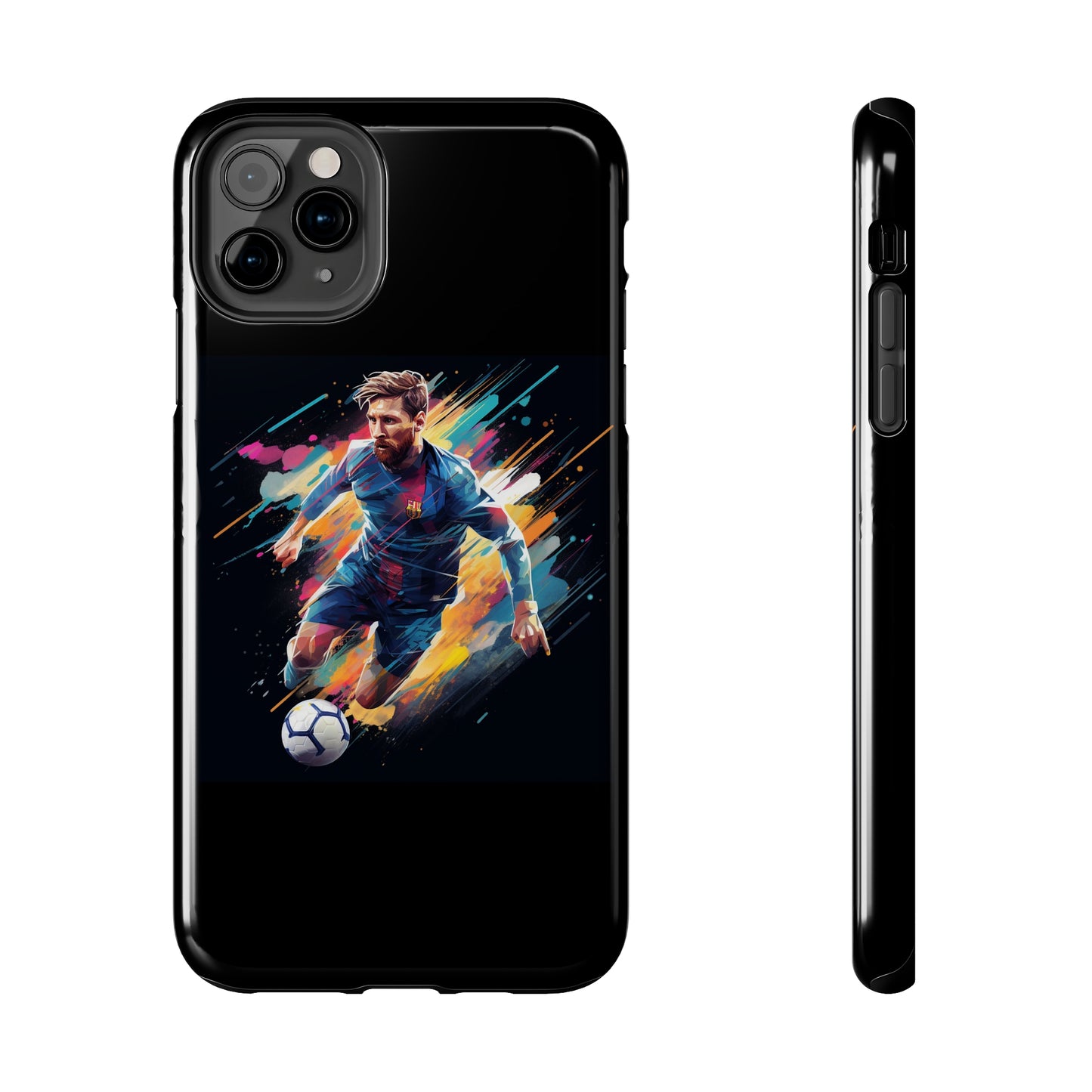 Messi Black iPhone Case