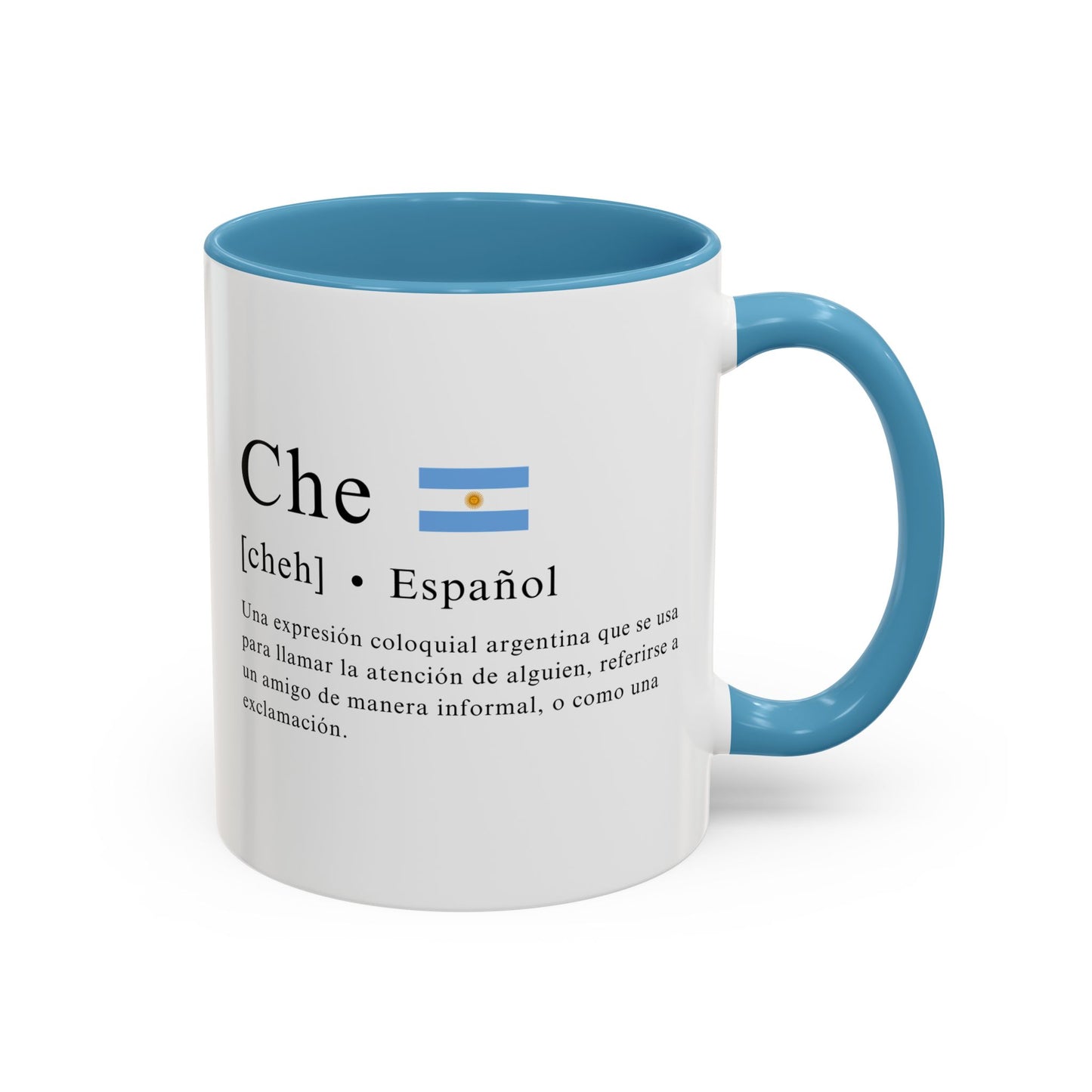 Taza "Che" con Definición y Bandera Argentina