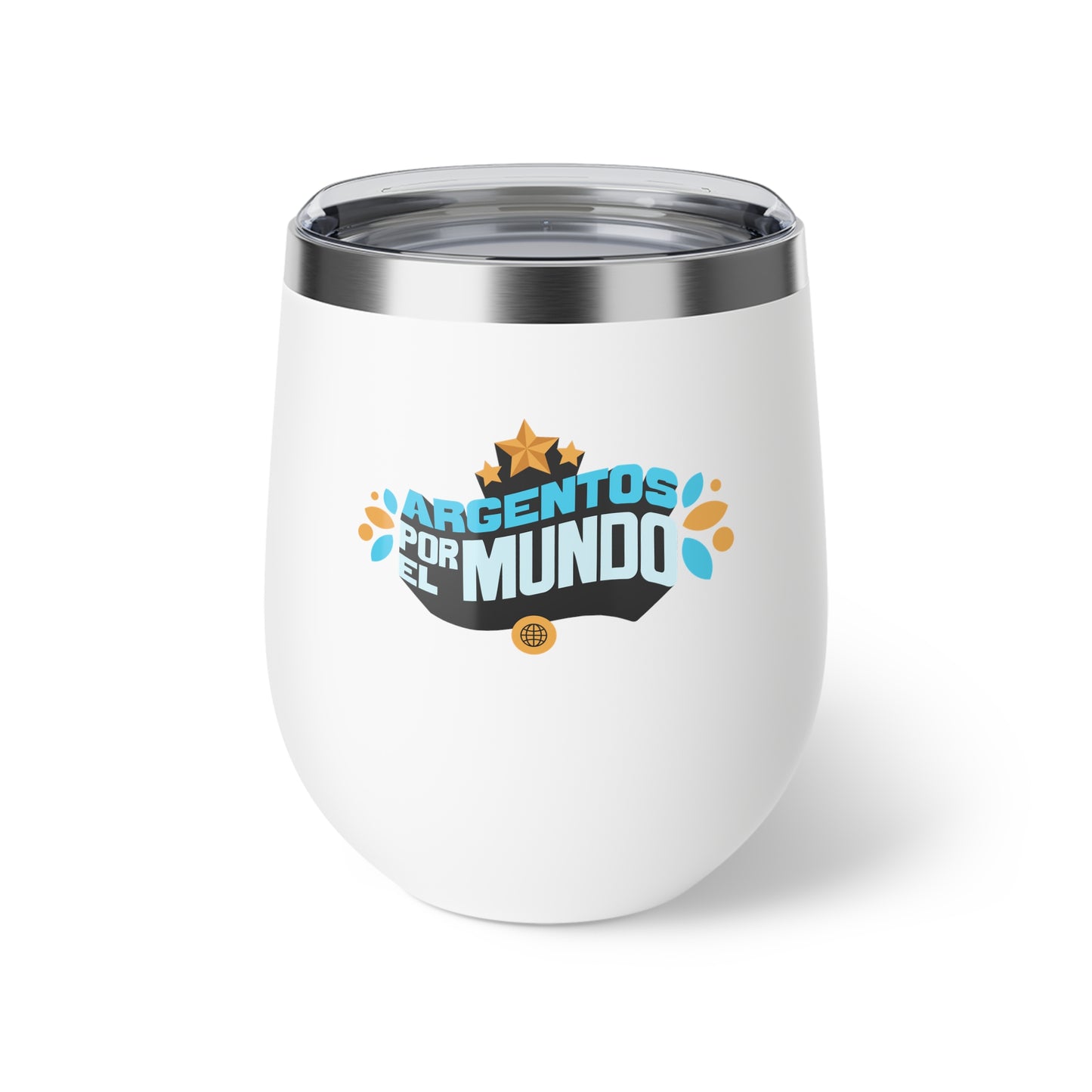 Argentos Por El Mundo Copper Vacuum Insulated Cup, 12oz